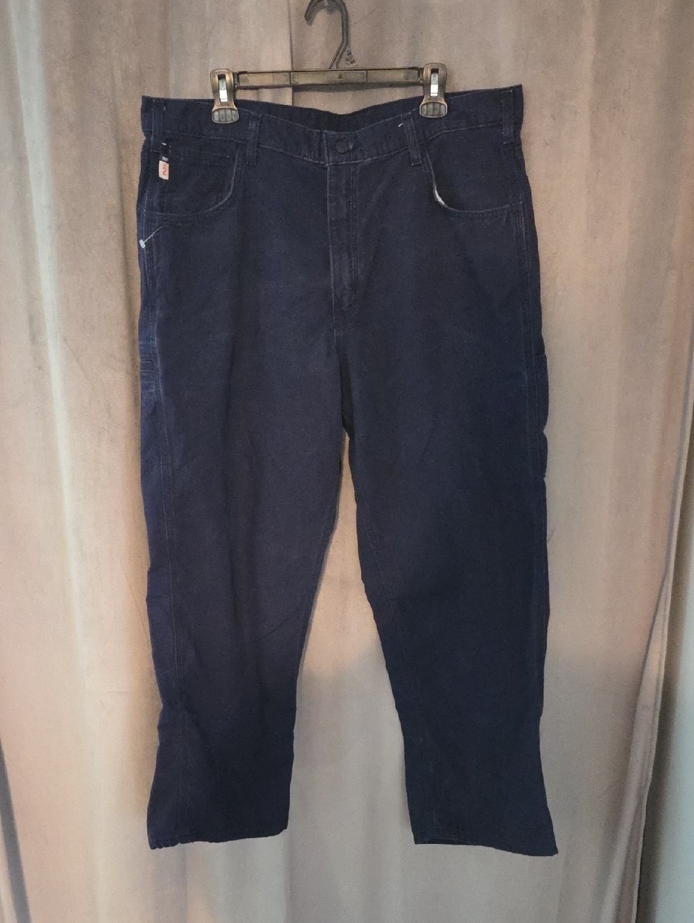 Carhartt Fire Resistant Dark Navy Work Pants 40x30